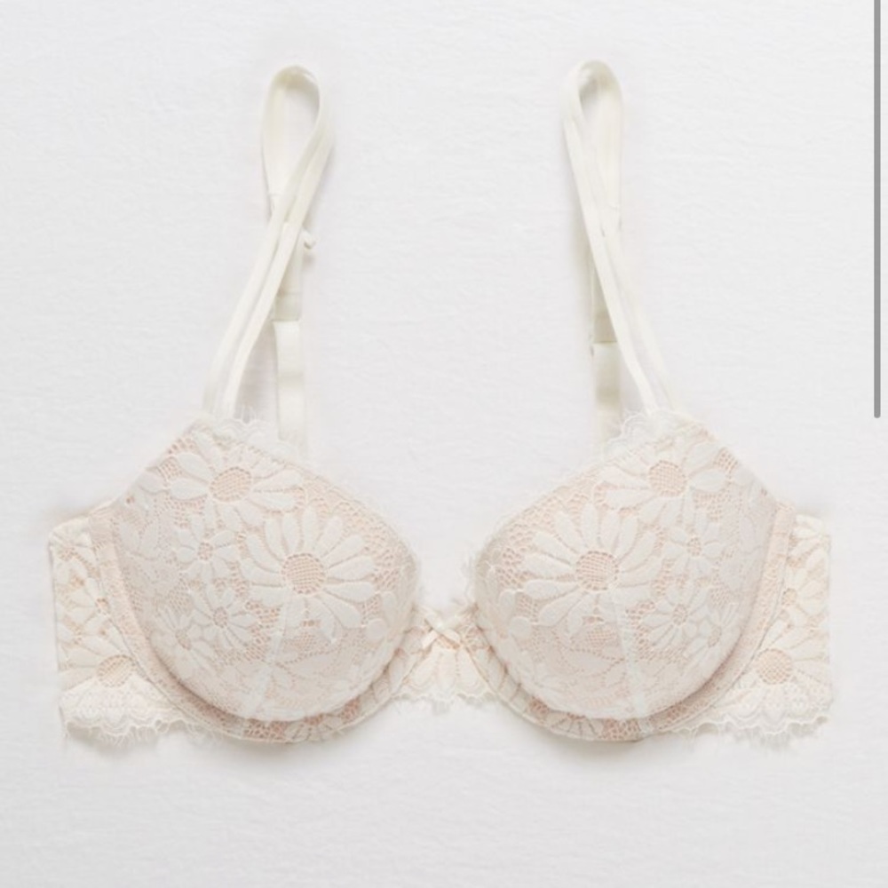 Aerie Real Happy Lightly Lined Demi Bra 36DDD